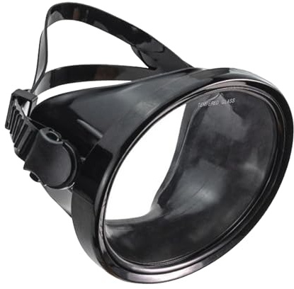 Freitauchmaske Tauchmaske Vollmaske Schnorchelmaske Angeln Freitauchen Sicherheitsglas Anti-Beschlag Adjustierbar Weites Sichtfeld Für Fischer Schwimmer und Unterwasseraktivitäten