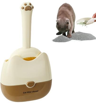 Pelle à litière pour chat | Pelle murale en maille fine pour chat | Collecteur de déjections canines pour le nettoyage extérieur du parc, de la cour, des petits animaux de compagnie, lapin, cheval
