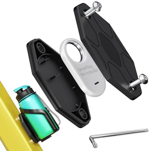 NICEDACK Support de vélo pour SmartTag2, Caché sous le porte-bouteille de vélo, Support antivol étanche pour vélo, Housse universelle pour SmartTag 2, Support porte-bouteille de vélo