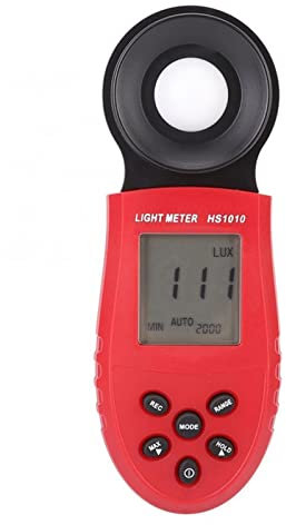 EDEDE Luxmetro, Digital Inclinometer Handheld Digital Illuminantimetro Misuratore di Luce Professionale Photometer LuxMeter Photometer Vein Finder