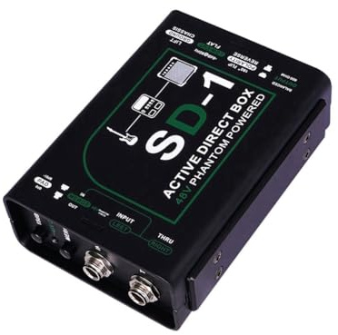 Osmond SD-1 Professional Guitar Active DI Box Mono Instrument Direct Box Sound Enhancement forStudio andStage