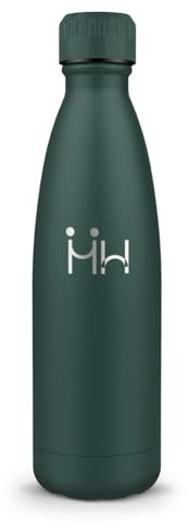 Botella Agua Acero Inoxidable Sin BPA 500ML, Botella Agua Niños Termica, Acero Inoxidable 18/8, Garrafa Termica, A Prueba de Fugas Reutilizable, Cantimplora Termo para Camping, Gimnasio, Escuela