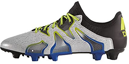 adidas Soccer X 15+ SL Firm/Artificial Ground Cleats Mens Soccer-Shoes AF4693_6.5 - White/Black/Blue
