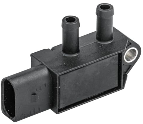 HELLA 6PP 009 409-161 Sensor, Abgasdruck - 3-polig - geschraubt | Kompatibel mit: AUDI A3, A3 Cabriolet, A3 Limousine, A3 Sportback, A4 Allroad B8, A4 Allroad B9, A4 B8, A4 B8 Avant, A4 B9