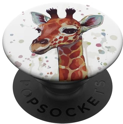 Awesome Giraffe Lovers Birthday Gift PopSockets PopGrip: Swappable Grip for Phones & Tablets PopSockets Adhesive PopGrip