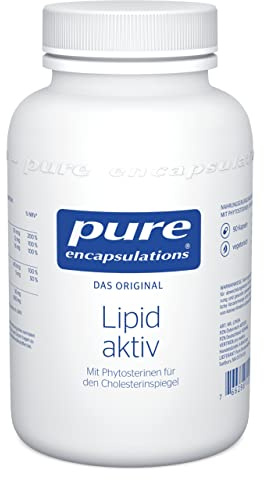 Pure Encapsulations - Lipid Aktiv - Mit Vitamin D, E, B3, Zink, Chrom & CoQ10 - Phytosterinen als Unterstützung für den Cholesterinspiegel & Zink für den Stoffwechsel von Makronährstoffen - 90 Kapseln