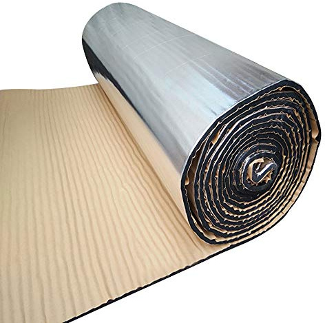 Shkalacar Car Sound Deadening Mat, Car Firewall Sound Deadener, Internal Heat Shield Insulation 7mm 50x100cm, for Car Hood, Door, Chassis, Air Conditioning Tube