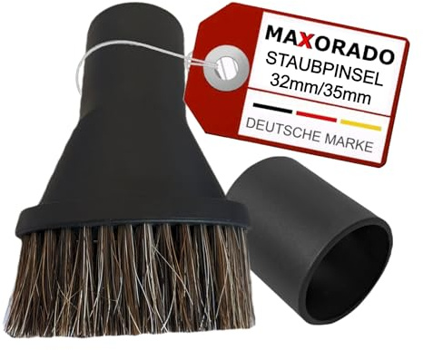 Maxorado Rosshaar Naturhaar Staubpinsel Saugpinsel Möbelpinsel Staubsauger Bürste Pinsel für kompatibel Mirka DE1230 M AFC 915 1025 1230 Düse Industriestaubsauger Staubbürste