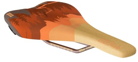 611 Ergowave Active 2.1 Fair on Trails ltd., MTB Tech & Trail Fahrradsattel SQlab, 2700, Rot-Orange-Gelb, 13 cm