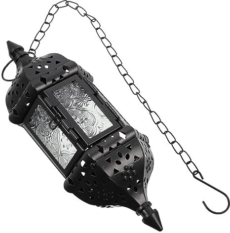 HOMSFOU Stil Metall Hängenden Kerzenständer Ornamente Tee Licht Home Decor Für Weihnachten