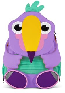 Affenzahn Zaino per bambini da 3 a 5 anni Kita funzionale, 8 l, Creativo tucano - Viola, taglia unica, Rucksack