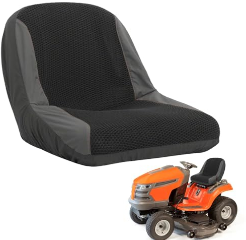 Sitzbezug Für Aufsitzmäher, Atmungsaktiv Sitzbezug Für Traktor Sitzbezug Für Rasentraktor, Oxford Sitzbezug für Rasentraktoren und Aufsitzmäher, Sitzschoner für meisten Rasentraktoren