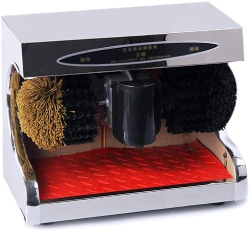 ASEENXPS Shoe Shine Machine, Floor-Standing Fully Automatic Infrared Sensor-Controlled Shoe Shine Processor Ed Shoe Shine Processor For Hotel Bank Club Hall Electric Shoe Polisher clean