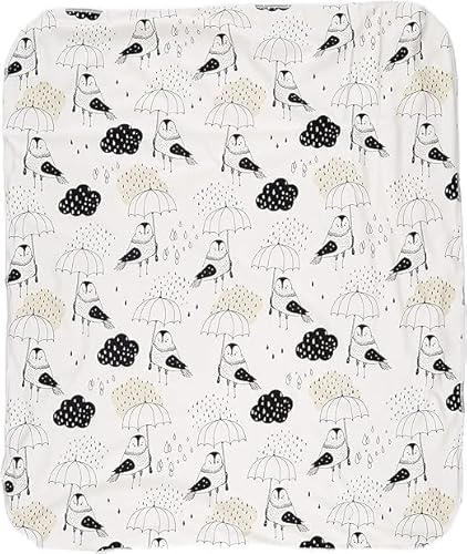IGI Natur Babybekleidung Bio Krabbeldecke - 85x100cm - GOTS zertifiziert - Rain Birds