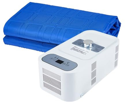 Water Cooled Mattress Pad Cooling Ice Circulating Mattress Topper with Water Injection Refreshing Mattress Pad for Energy Saving Mattress Cool Summer for Single Person (Size: 63 * 28in)