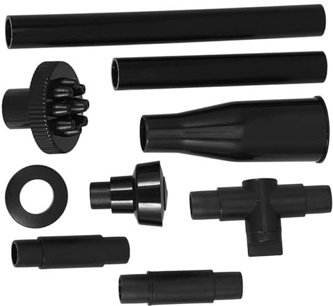 CANIGHT 9stücke Teiliges Sprühkopf-Set Für Teichpumpen Pilz-dekorationsfontänen Für Aquarien Und Teiche Einfache Installation Fördert Sauerstoffversorgung Und Sorgt Für