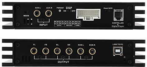 CAR DSP -Verstärker 6 Channel High Power HiFi 5.0, Verlustfreie Musikwiedergabe, Drahtlose Tuning für das Auto -Audio -System