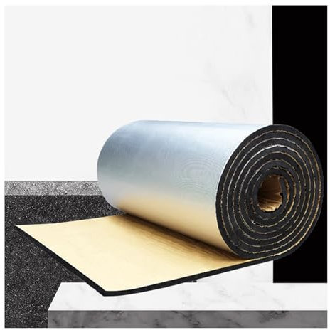 Feuille d'aluminium autocollante pour toiture, Isolation phonique et Thermique, pour Grenier, Mur, Maison, Caravane, Grenier, économie d'énergie (Couleur : 30 mm (épaisseur), Taille : 2 m²)