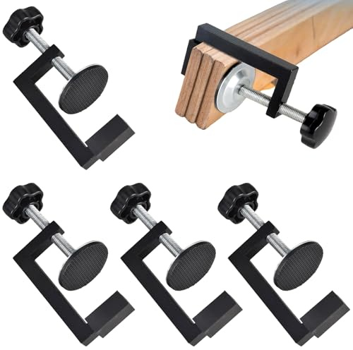 4 Stück G Klemme Kit,Schraubzwingen Klein,Schraubklemme,10-57 Mm Tischklemme,Verstellbaren Kleine Schraubzwingen,Universal Tischklammern,Für Schlafzimmer, Küche, Badezimmer,Regal