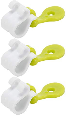 Ausla 3 per Sacchetti di Pasticceria, Fibbie per Sacchetti di Glassa Riutilizzabili con Silicone in Plastica per Uso Alimentare per la Decorazione di Torte e Accessori da Forno