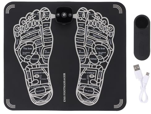 TIDTALEO 1pezzi Cuscino per Massaggio ai Piedi Ricarica USB Massaggiatore per Pianta del Piede Tecniche di Massaggio Plantare di Intensità Migliora la Circolazione Sanguigna Colore Casuale