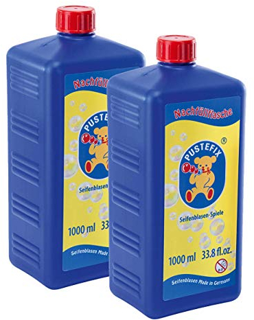 PUSTEFIX Seifenblasen Nachfüllflasche Maxi 1000 ml (2 Nachfüllflaschen)