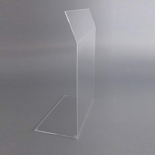 LOBOTEC-acryl Spuckschutz Theken-Aufsatz aus Acrylglas. Hoher Hustenschutz für Tresen und Gastronomie. Protector3 XL (60 x 60 cm BxH)