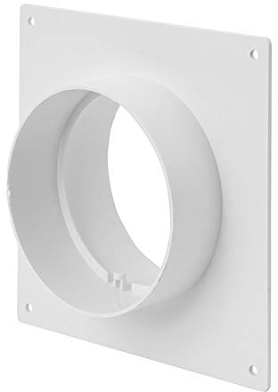 VONLIS Raccord mural - Diamètre : 100 mm - Pour tuyau de ventilation - Sans clapet anti-retour