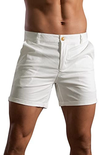 Badehose Für Herren Badeshorts,Badehose Weiß,Lockere Shorts,Sportshorts,Latex Badehose,Herren Schwimmshorts,Shorts Rot,Badehose Hellblau
