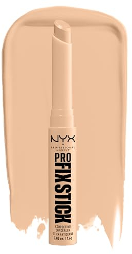 NYX Professional Makeup Correttore in Stick, Attenua, Corregge e Illumina, Tenuta fino a 12h, Arricchito con Acido Ialuronico, Pro Fix Stick, Tonalità: Vanilla, 1,6 g