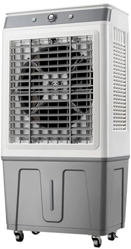 HJYryhyfddply Climatiseur Mobile, Climatiseur Mobile sans évacuation, Réservoir d'eau 35l, avec Roue Universelle, Climatiseur Portable for Garage, Cour(82cm/32.2'')