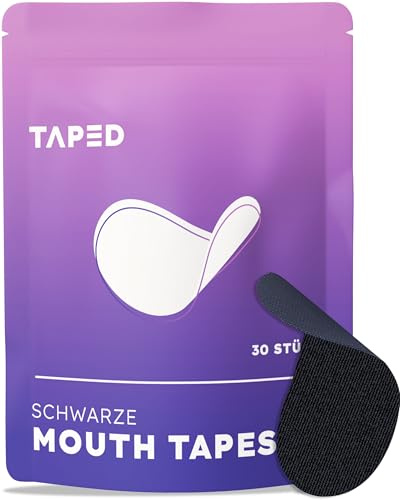 Mouth Tape (30 Stück) - Mundpflaster Schlafen - Innovatives Mouthtape for sleeping - perfekte Klebleistung - Schnarchpflaster
