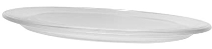Alipis Mikrowellenteller Ersatz für Kaputte Mikrowellenplatte aus Glas 27cm Hitzebeständiger Drehteller Mikrowellenzubehör für Gleichmäßiges Erhitzen
