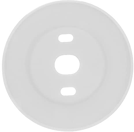 Operitacx Silicone Thermostat Wall Plate Cover for Nest Smart Thermostat, Sturdy White Protective Case with Wall Mount