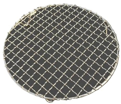 GOXQIT Red de Barbacoa Redonda de Acero Inoxidable 304 con Base, Rejilla de enfriamiento, Rejilla for Hornear al Vapor, Malla de Alambre for Acampar al Aire Libre para Exteriores(60cm)