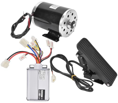 aqxreight 3PCS Aluminium Alloy Brush Motor Controller Pedal Combination Accessory for Electric Scooter