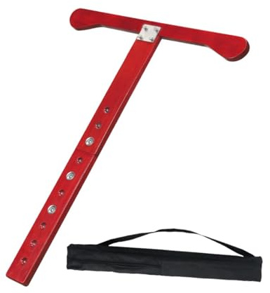Cello Endpin Anker Bodenschutz Holz Leichte Stopper Rest Halter Ständer mit rutschfestem Gummi-Pad 62 x 80 cm - Rot