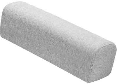 MERIGLARE Reposabrazos lateral para sofá, almohada, cojín para reposabrazos, hogar, sala de estar, cama, dormitorio, Gris Claro