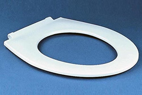 WC-SITZ Universal ohne Deckel von Hamberger HARO - Edelstahlscharniere, weiss