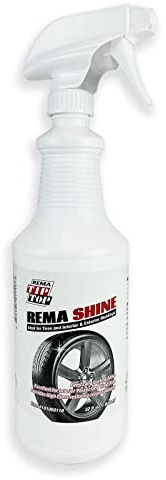 Rema Shine 32oz Tire Shine Spray Bottle Water Based Silicon Tire Dressing
