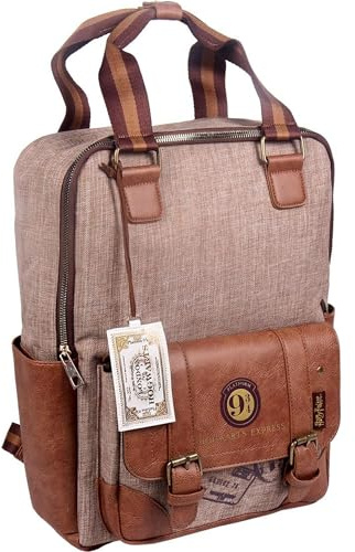 CERDÁ LIFE'S LITTLE MOMENTS Homme Harry Potter Casual Backpack - Licence Officielle Warner Bros SAC A DOS, Multicolore, L EU