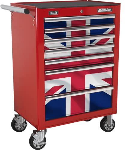Sealey APTBG05 Toolbox Graphics stickers Pack - Union Jack, Red