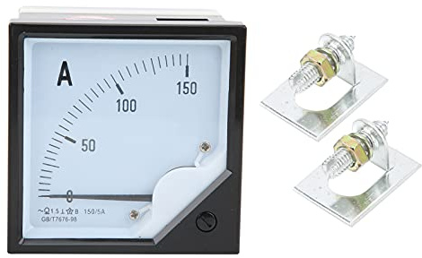 Kadimendium 6L2 Puntatore AC Amperometro Pannello Analogico Misuratore di Corrente Tipo Ago 150A/5A