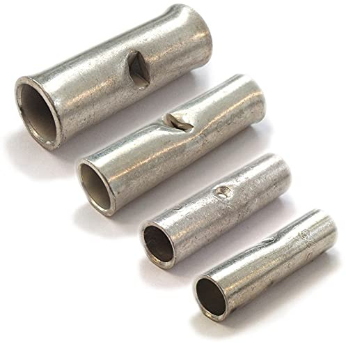 KafTon 5x Copper Tube Butt Connectors Wire Cable Crimp Connector Terminal Battery Starter (Cable Size - 95mm²)
