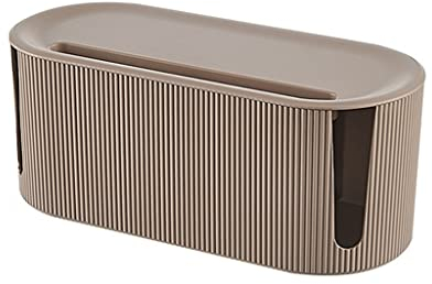 BONOOL Kabelmanagement-Organizer-Box, Draht-Aufbewahrungsbox mit Deckel, Kabel-Organizer-Box, zum Verbergen von Steckdosenleisten, Kabel-Versteck für Schreibtisch-TV (Farbe: B)
