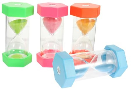 LIFKOME 4stücke Teiliges Sanduhr Junge Mädchen Dekorativer Sandtimer Minuten Für Abendroutine Und Kreative Spielzeit Hochwertiges Design Für Stimmungsvolle Zimmerdekoration