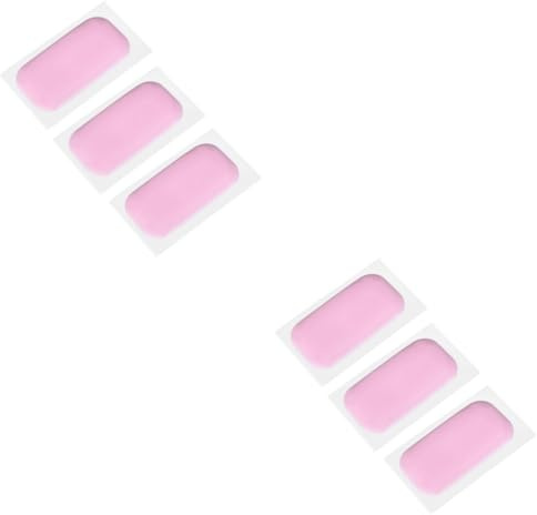Housoutil 6stücke Wimpernverlängerungs-pads Aus Silikon Dicke Rosa Grafting-pads Für Wimpernverlängerung Hautfreundlich Einfach Zu Reinigen Für Salon Und Zuhause