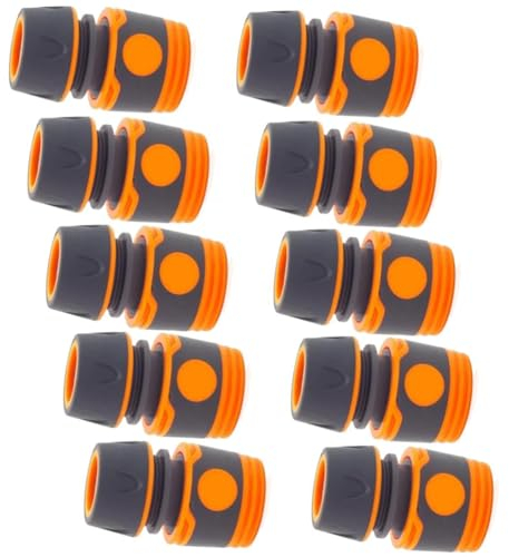 AstarFavor 10 pezzi Raccordo per Tubo da Giardino, Connettore per Tubo da 1/2 pollice Accessori per Raccordo per Tubo Collegamento Rapido per Tubo da Giardino