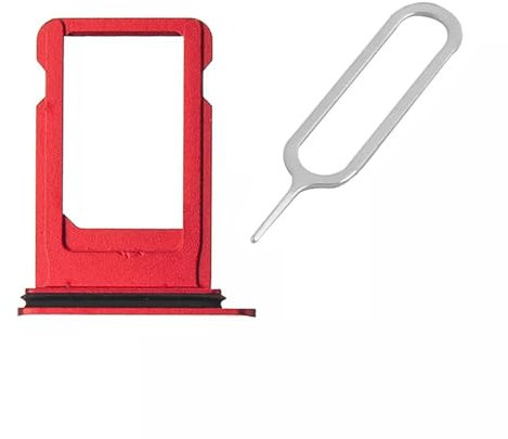 FPC Red - Replacement Sim Card Tray & Eject Pin Tool, Compatible with iPhone SE 2020 & 2022