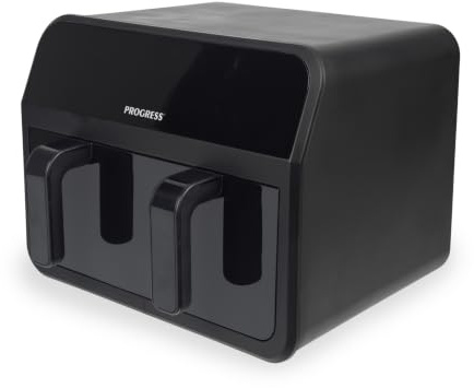 Progress Dual View Air Fryer 7L With Removable Divider, Viewing Window